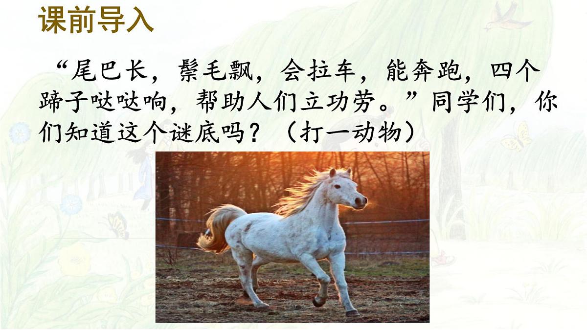 统编版二年级语文下册教学课件《7 一匹出色的马》第2页