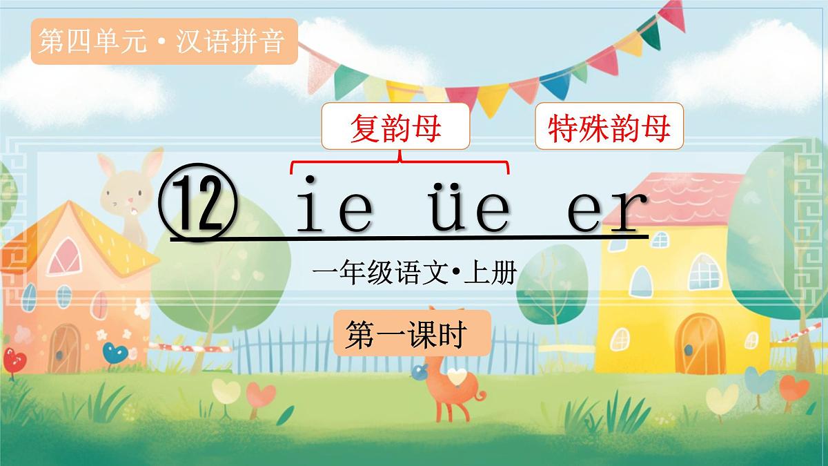 （教学课件）汉语拼音12 ie üe er第2页