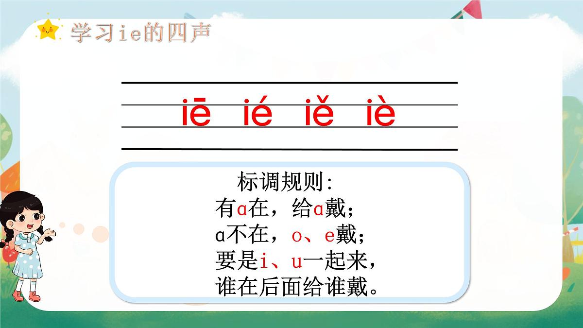 （教学课件）汉语拼音12 ie üe er第5页