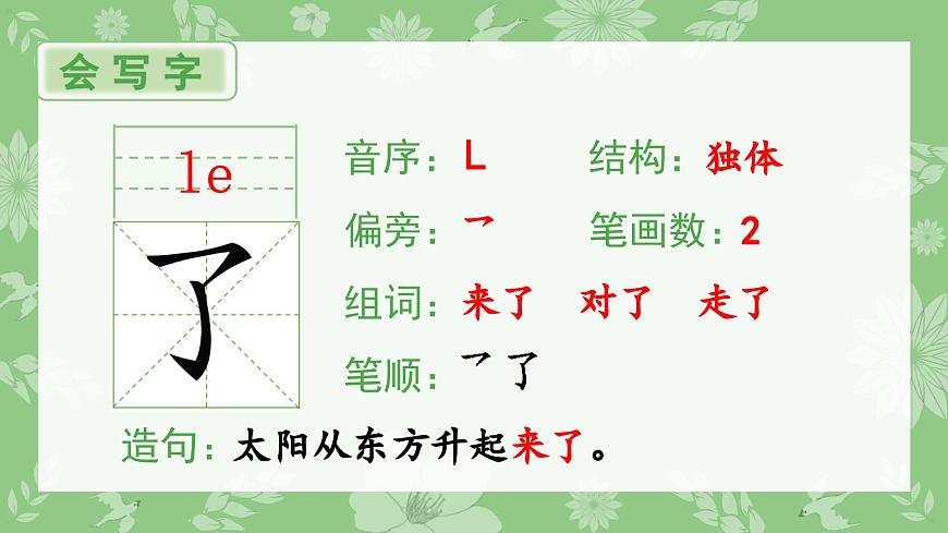 （生字课件）课文1 秋天第2页