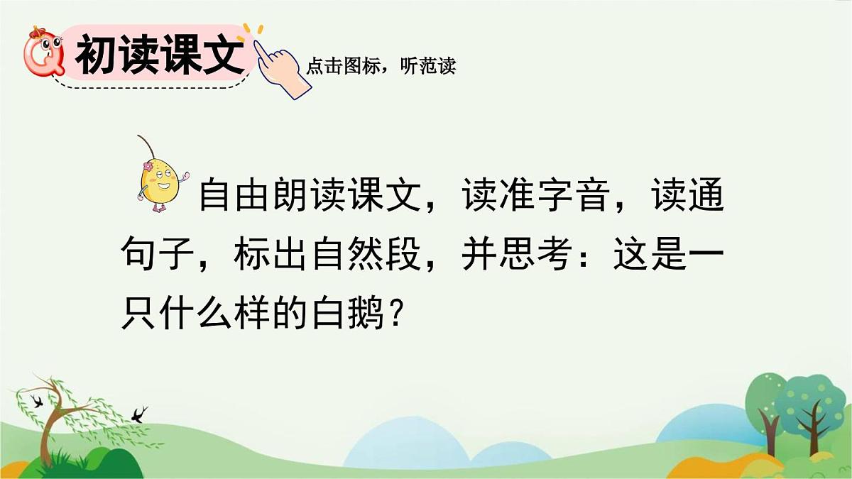 2025年春四年级下册语文第15课《白鹅》课件（统编版）第6页
