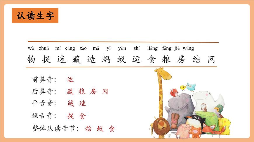 识字5《动物儿歌》（教学课件）第8页