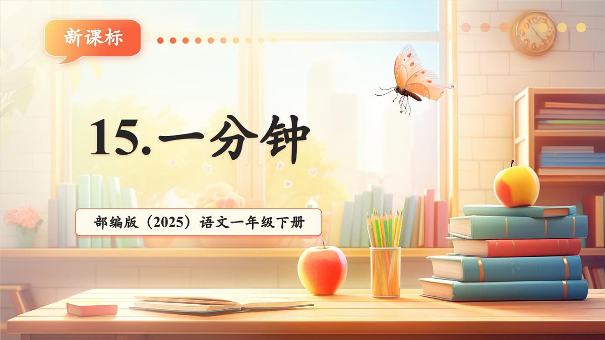 课文15《一分钟》（教学课件）第1页