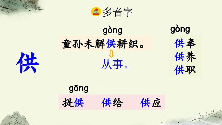 2025年春五年级语文下册第1课《古诗三首》课件（统编版）第5页