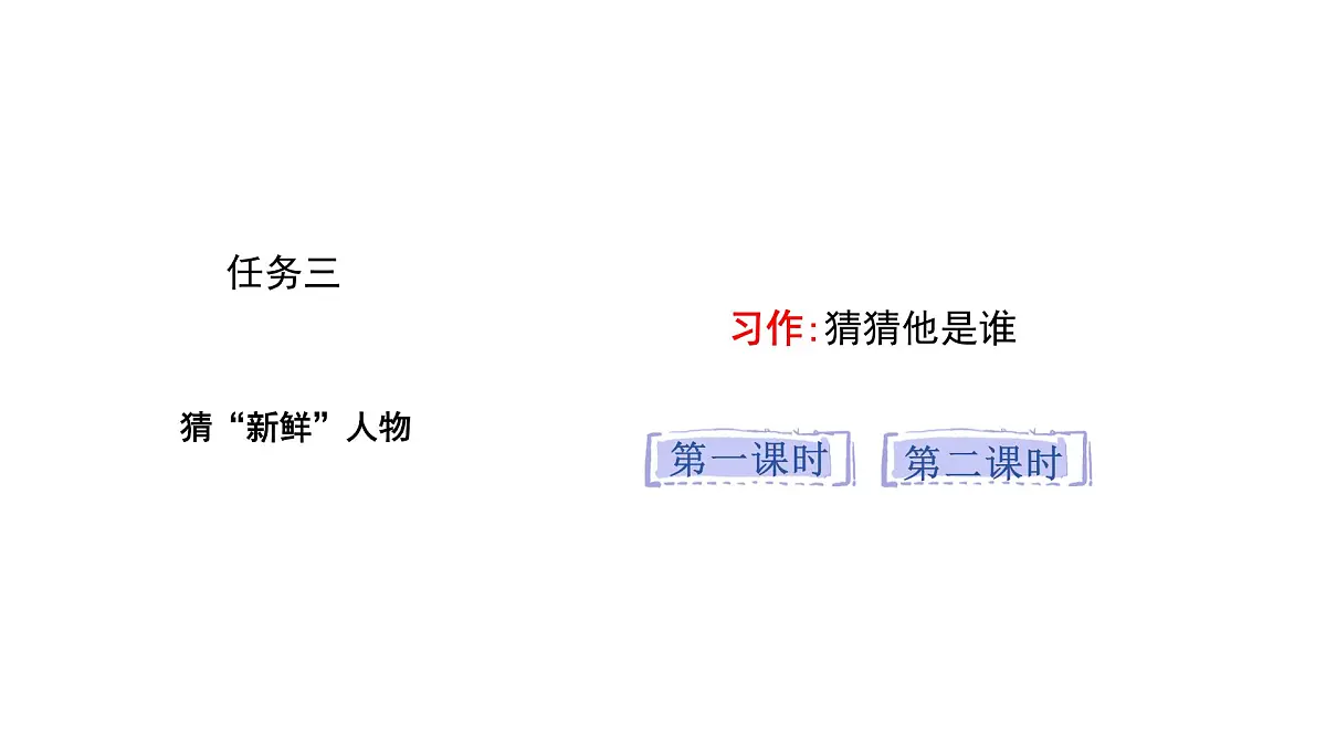 习作：猜猜他是谁(课件)2025-2026学年统编版三年级语文上册第1页