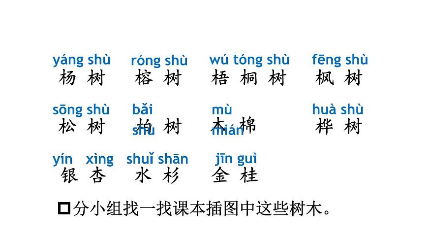 小学语文新部编版二年级上册第二单元2 树之歌教学课件（2025秋）第4页