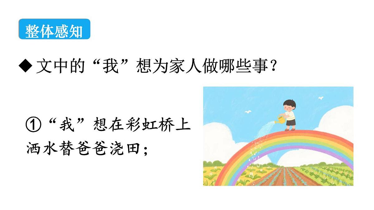 小学语文新部编版二年级上册第三单元4 彩虹教学课件（2025秋）第4页