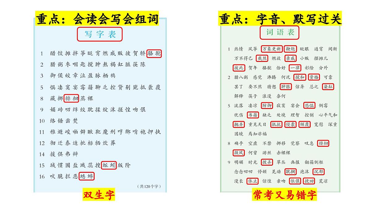 六年级语文下册 第一单元重难点复习（课件）2024-2025学年语文六年级下册统编版第3页