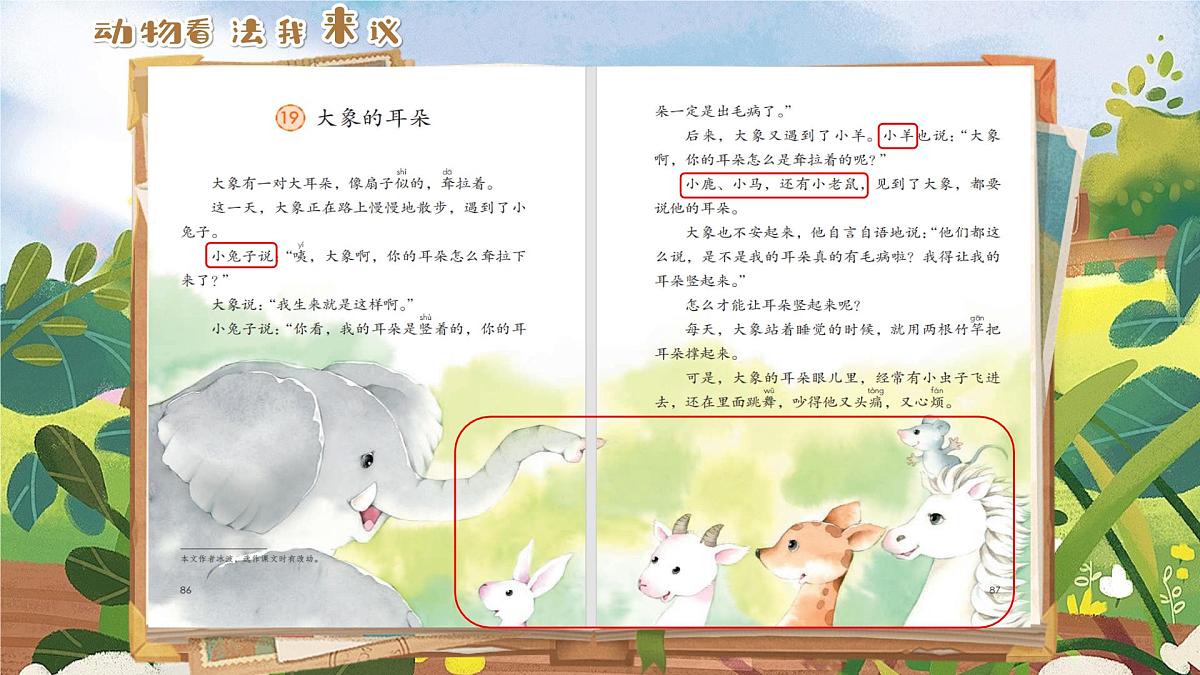19 大象的耳朵 课件-2024-2025学年统编版语文二年级下册第8页