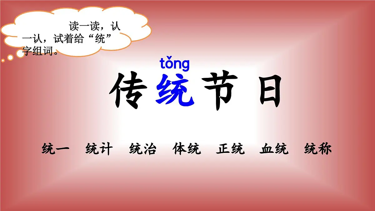 2025年春二年级语文下册第三单元识字2《传统节日》课件（统编版）第3页