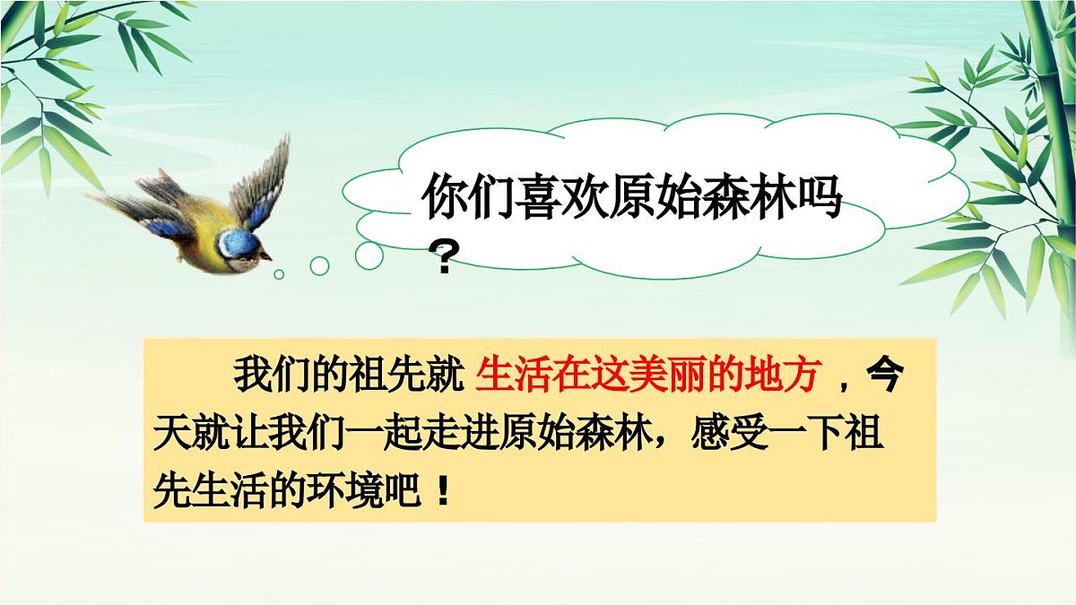 2025年春二年级语文下册第23课《祖先的摇篮》课件(统编版)第3页