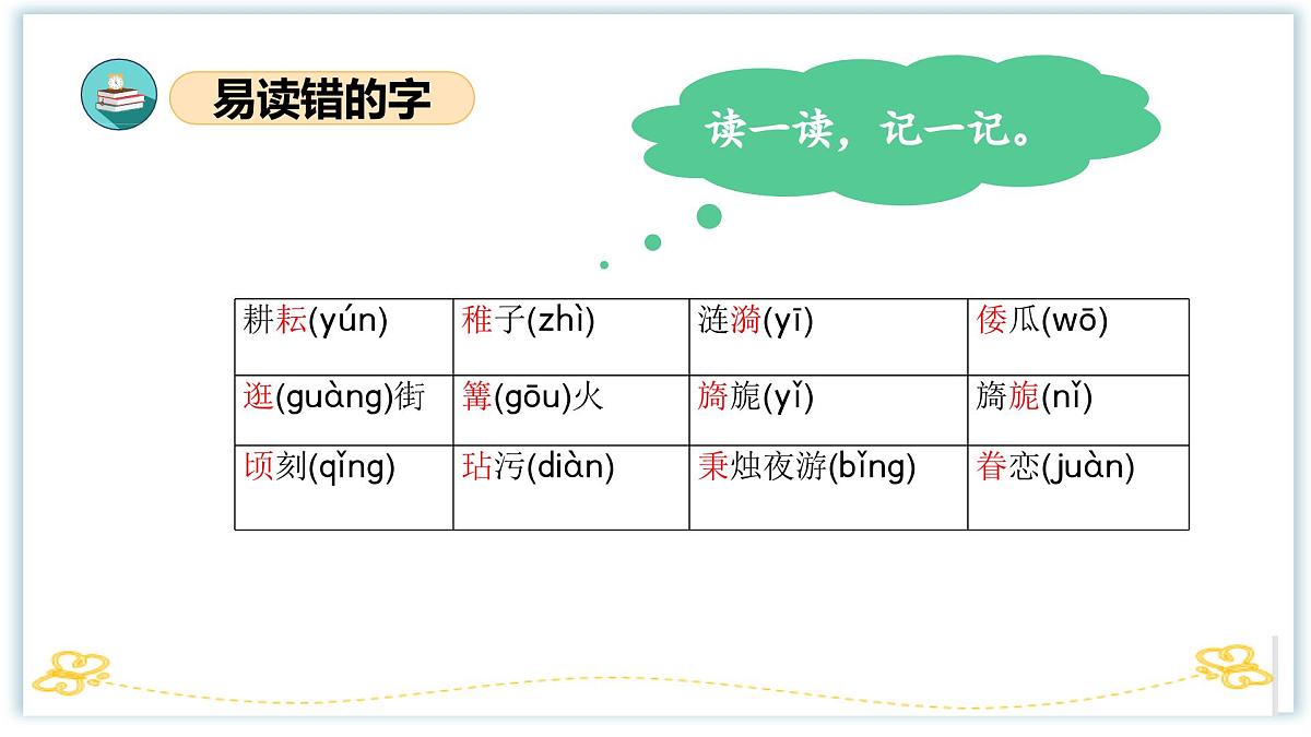 第一单元-2025年春五年级语文下册期末复习课件第6页