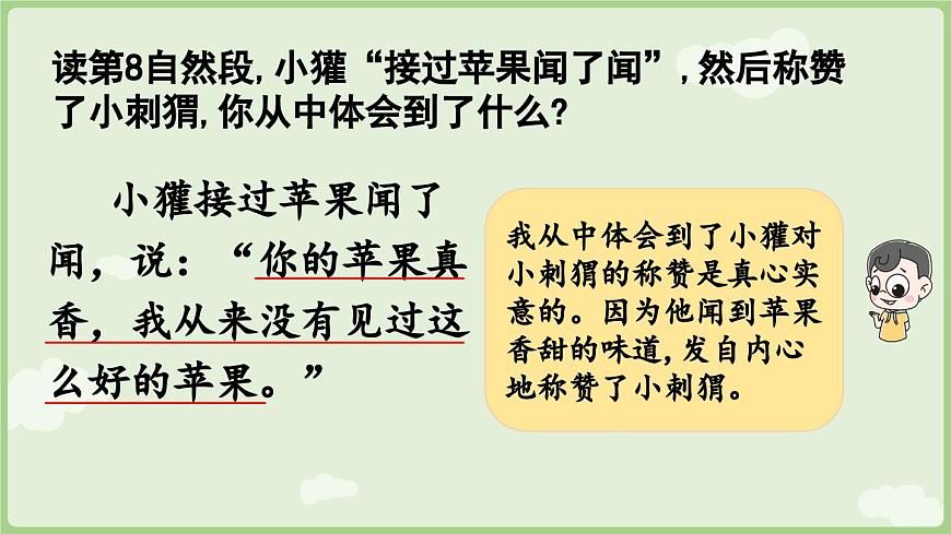 【教学课件】阅读21.《称赞》第2课时第7页