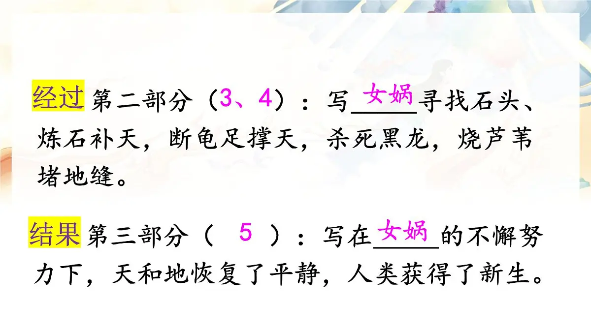 2025秋四年级上册语文上课课件 15 女娲补天第7页