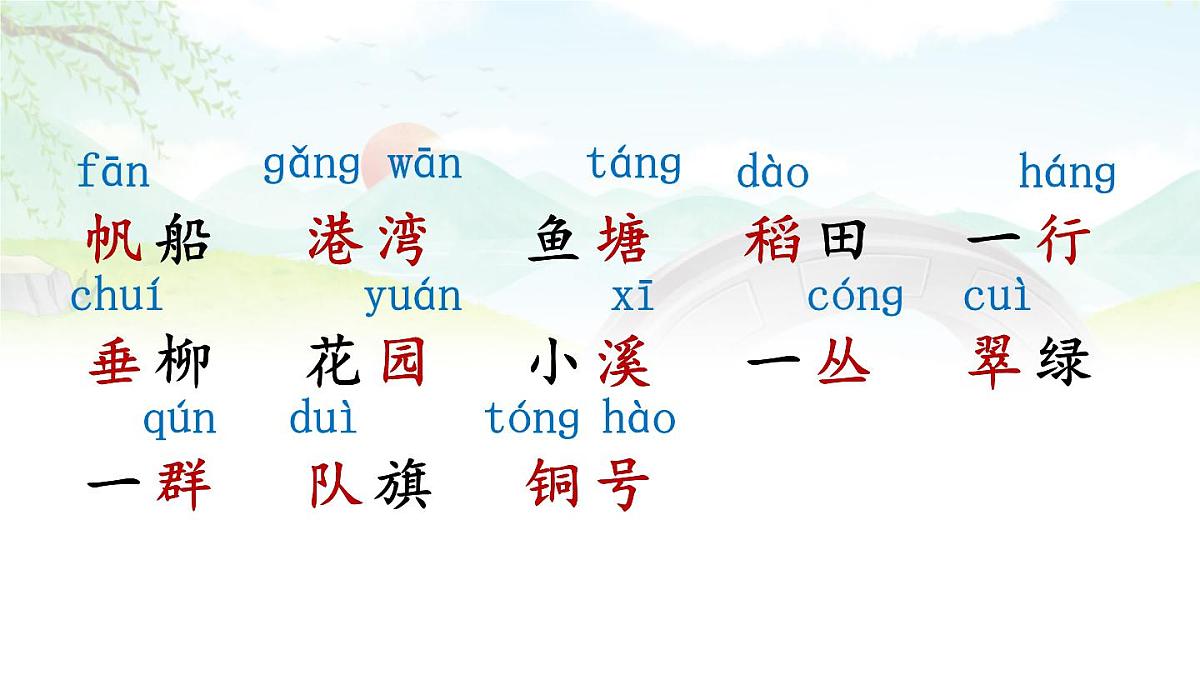 1 场景歌【课件】2025-2026学年度统编版语文二年级上册第3页