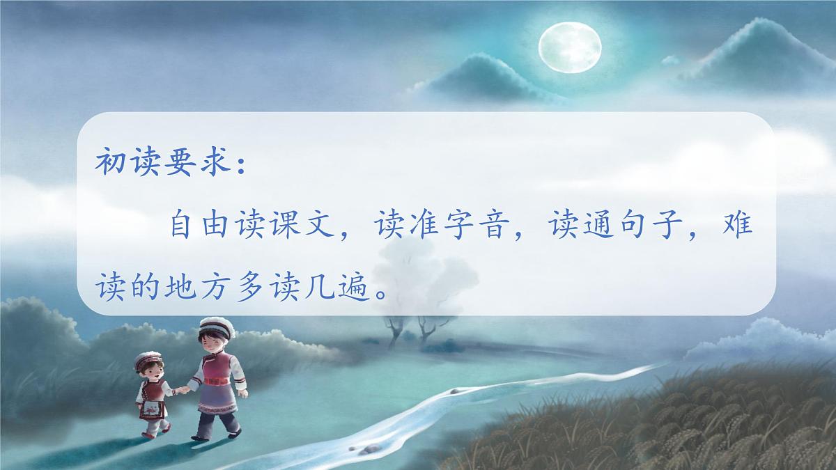 部编版小学语文四年级上 2走月亮 课件第3页