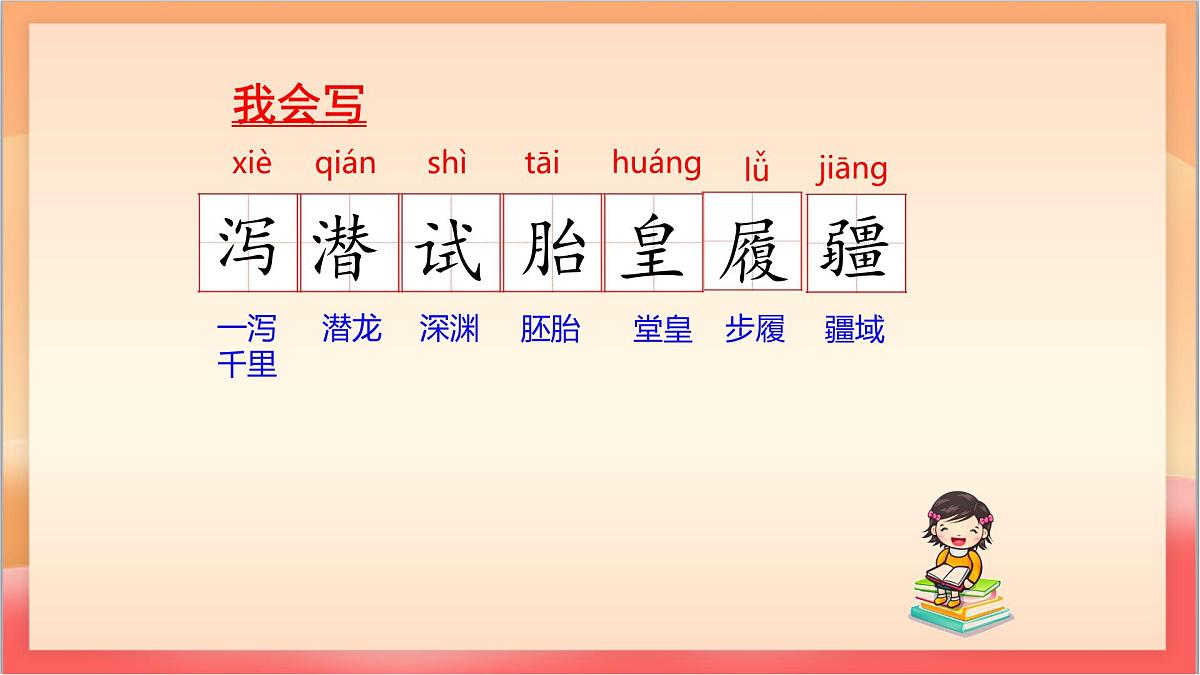 人教部编版语文五上第13课《少年中国说》（节选）第一课时 课件第7页