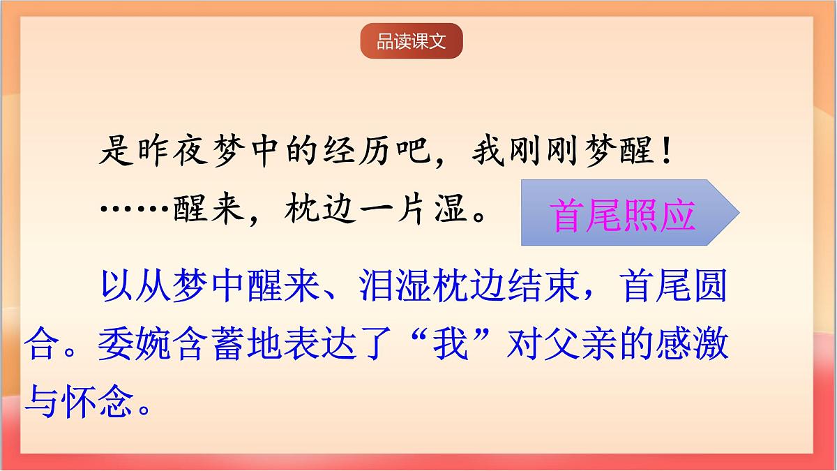 人教部编版语文五上第19课《父爱之舟》第二课时 课件第6页