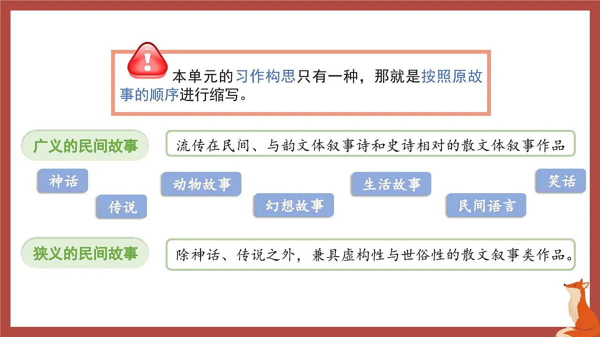第三单元习作：缩写故事（课件）2025-2026学年度统编版语文五年级上册第8页