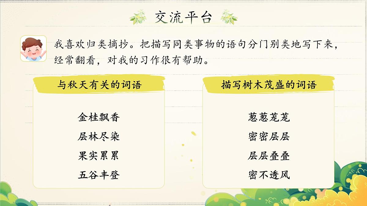 【教学课件】《语文园地七》第3页