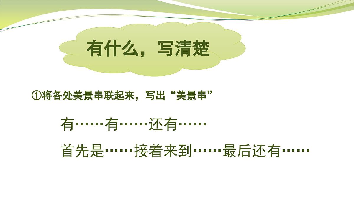 2025-2026学年度统编版语文三年级上册第六单元习作：这儿真美-课件第5页