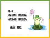 第一单元3小青蛙+课件+2024-2025学年统编版语文一年级下册