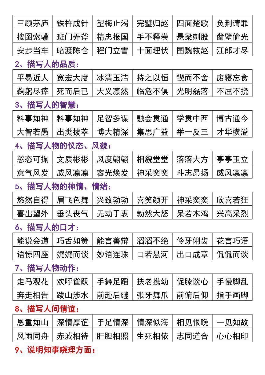 三年级上册语文期末必背知识点汇总第2页