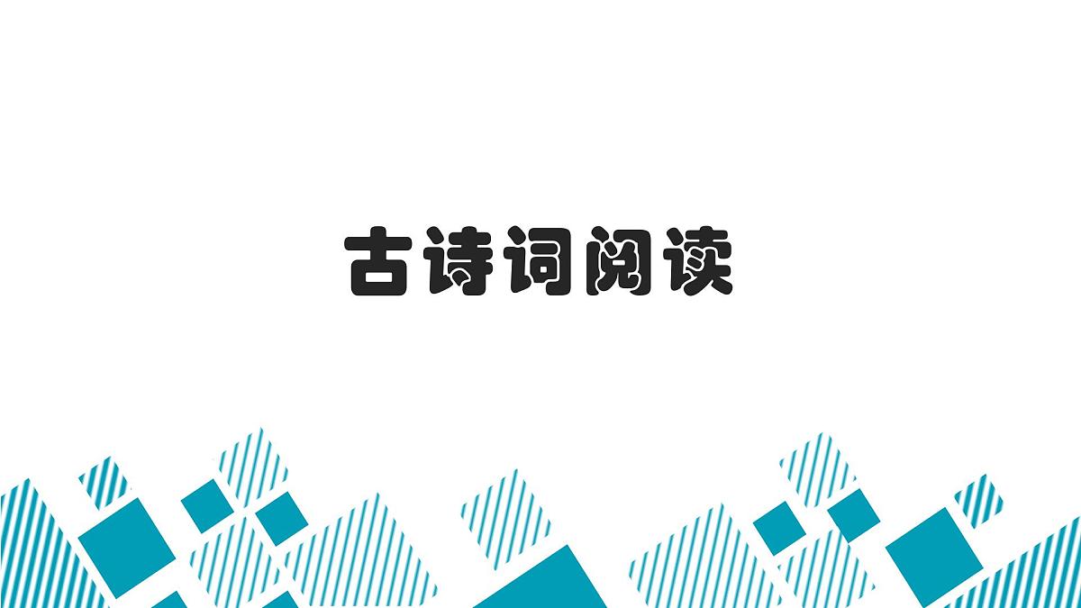 人教部编版小学六年级小升初语文专题练习-专题11阅读理解_古诗课件PPT第3页