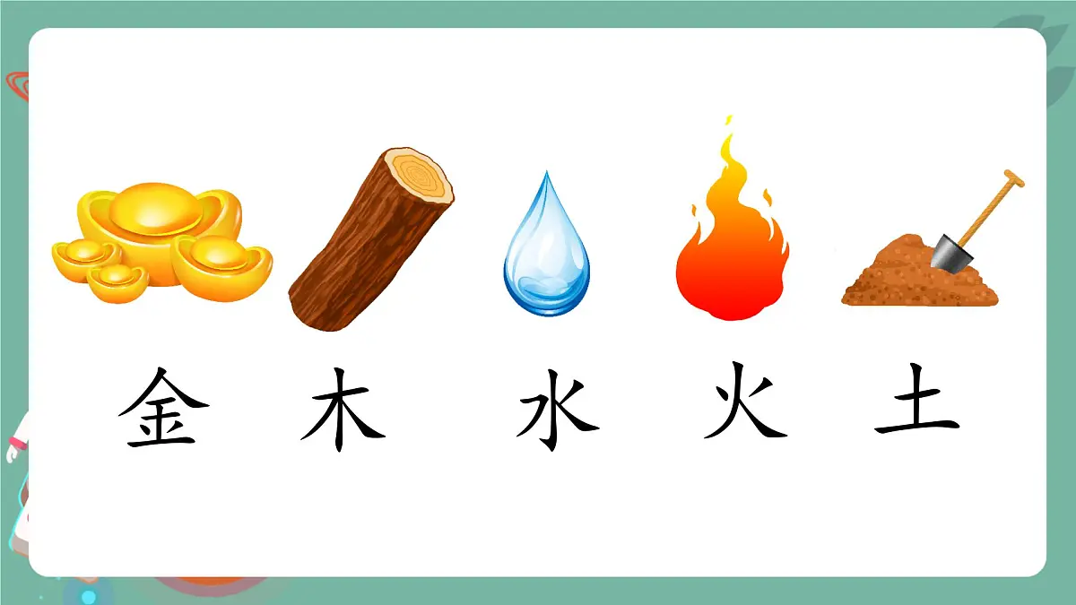 小学 语文 统编版（2024） 一年级上册2 金木水火土 课件第8页