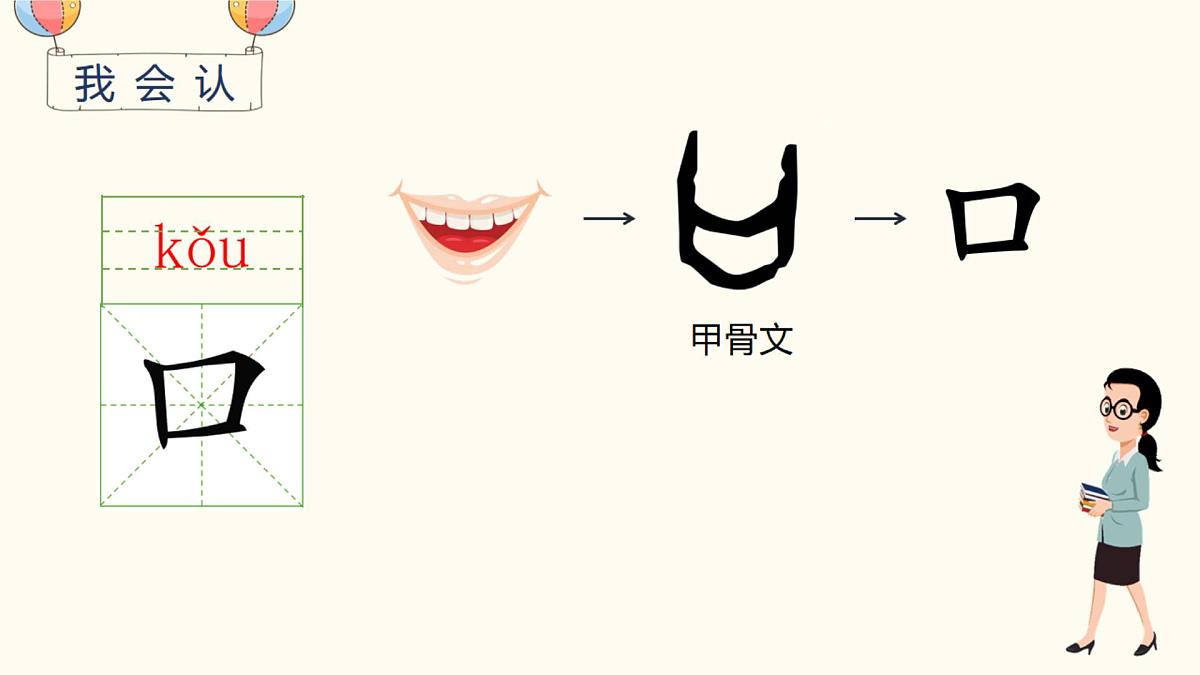 小学  语文  统编版（2024）  一年级上册3 口耳目手足 课件第4页