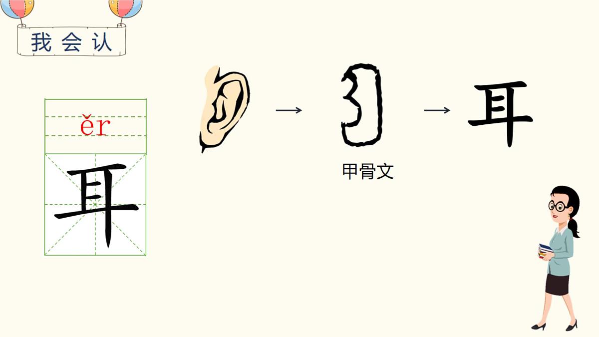 小学  语文  统编版（2024）  一年级上册3 口耳目手足 课件第5页