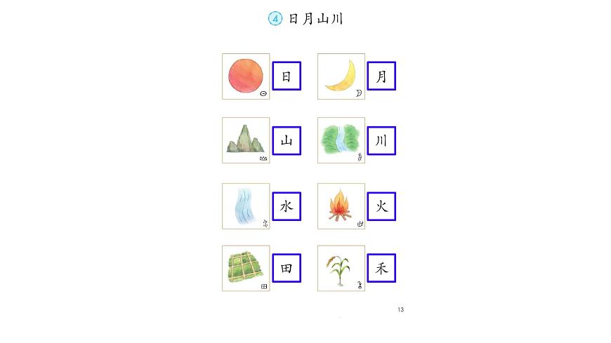 小学  语文  统编版（2024）  一年级上册（2024）  第一单元 识字4 日月山川 课件第3页