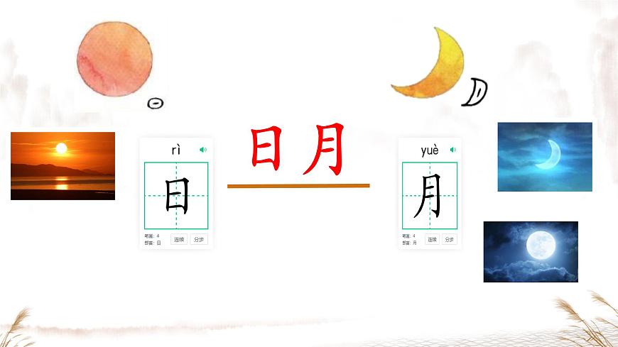 小学  语文  统编版（2024）  一年级上册（2024）  第一单元 识字4 日月山川 课件第5页