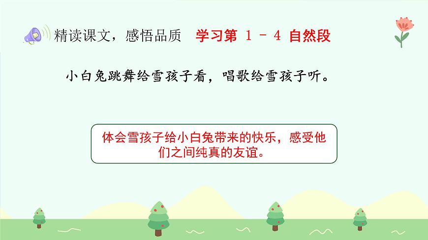 雪孩子（第2课时）含课堂练习、课后习题、作业第7页