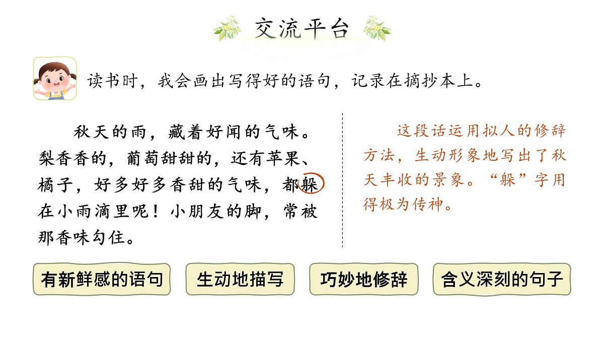 小学语文新部编版三年级上册第七单元《语文园地七》教学课件（2025秋）第2页