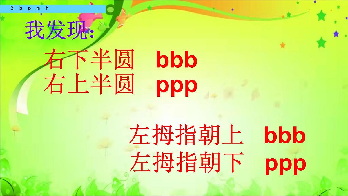 小学  语文  统编版（2024）  一年级上册（2024）  第二单元 汉语拼音3 b p m f 课件第6页