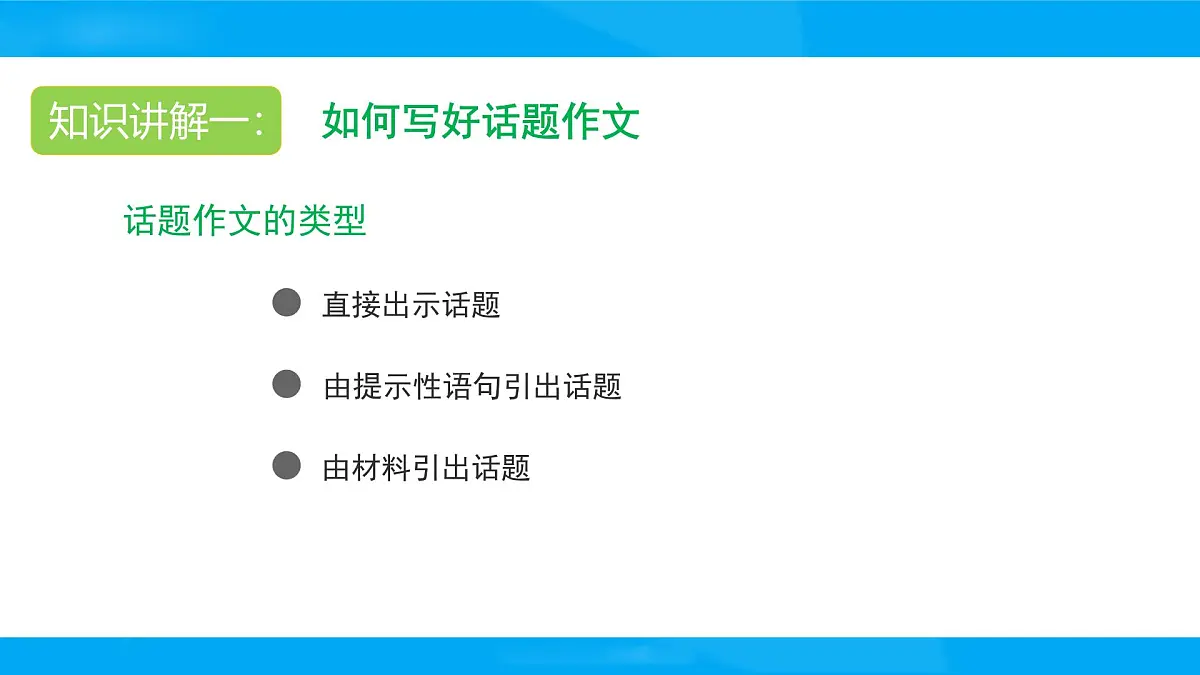 2025六年级小升初语文专题复习-第二十四讲 话题、想象类作文指导 课件第2页
