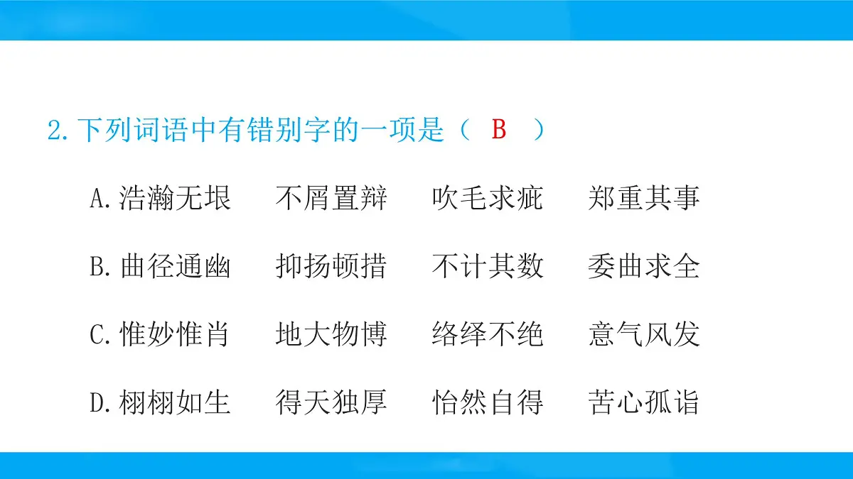 2025六年级小升初语文专题复习-第四讲 成语 课件第5页