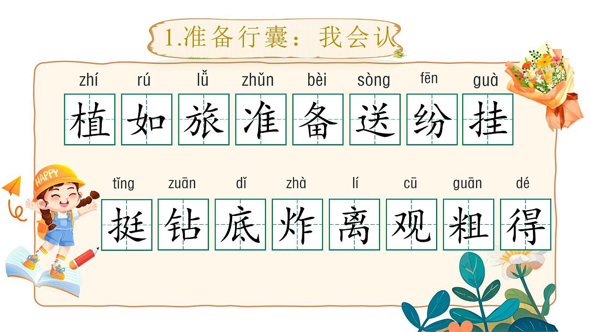小学语文新部编版二年级上册第一单元阅读3.《植物妈妈有办法》教学课件（2025秋）第4页