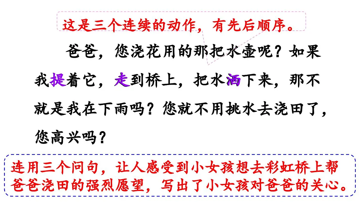 小学语文新部编版二年级上册第三单元阅读4.《彩虹》第二课时教学课件（2025秋）第8页