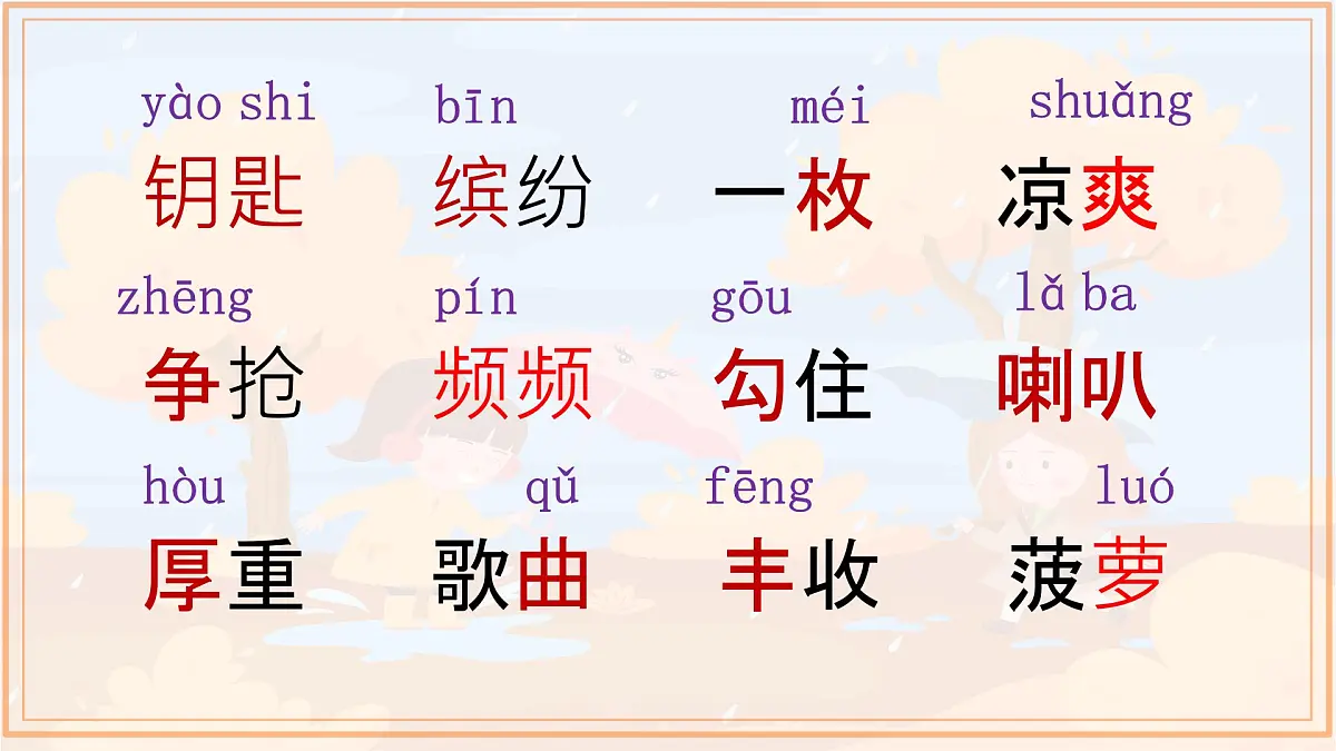 统编版语文三年级上册课件《6 秋天的雨》第7页