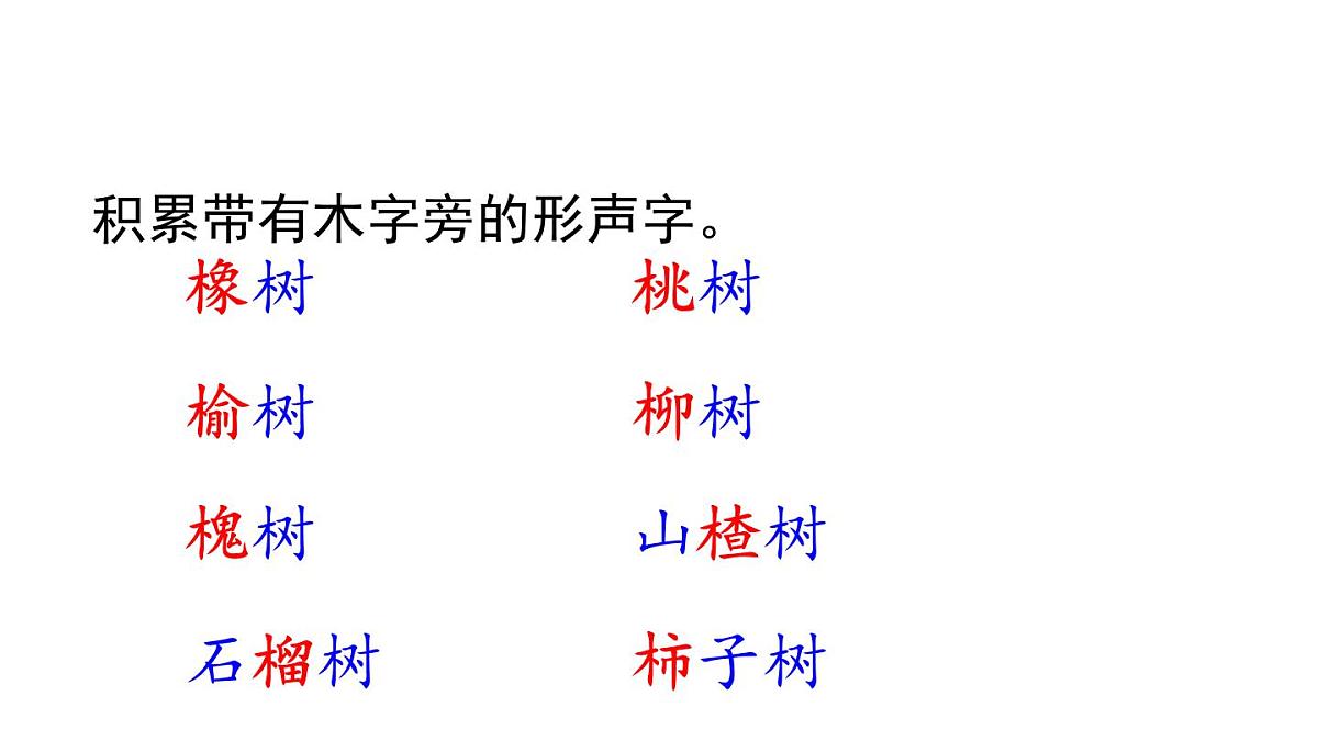 统编版语文二年级上册识字2 树之歌 课件第6页