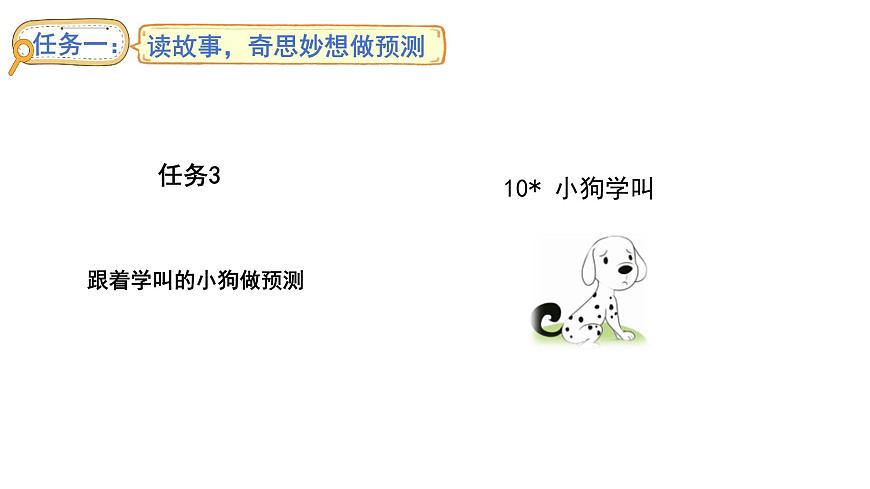 统编版语文三年级上册10.小狗学叫 课件第1页