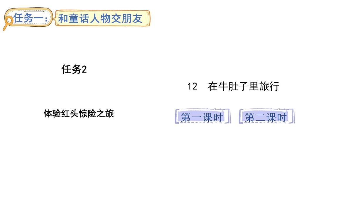 统编版语文三年级上册12.在牛肚子里旅行  课件第1页
