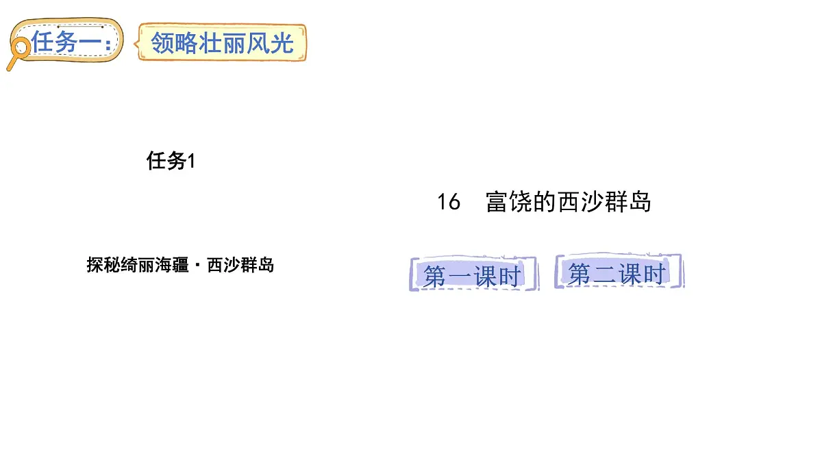 统编版语文三年级上册16.富饶的西沙群岛 课件第4页