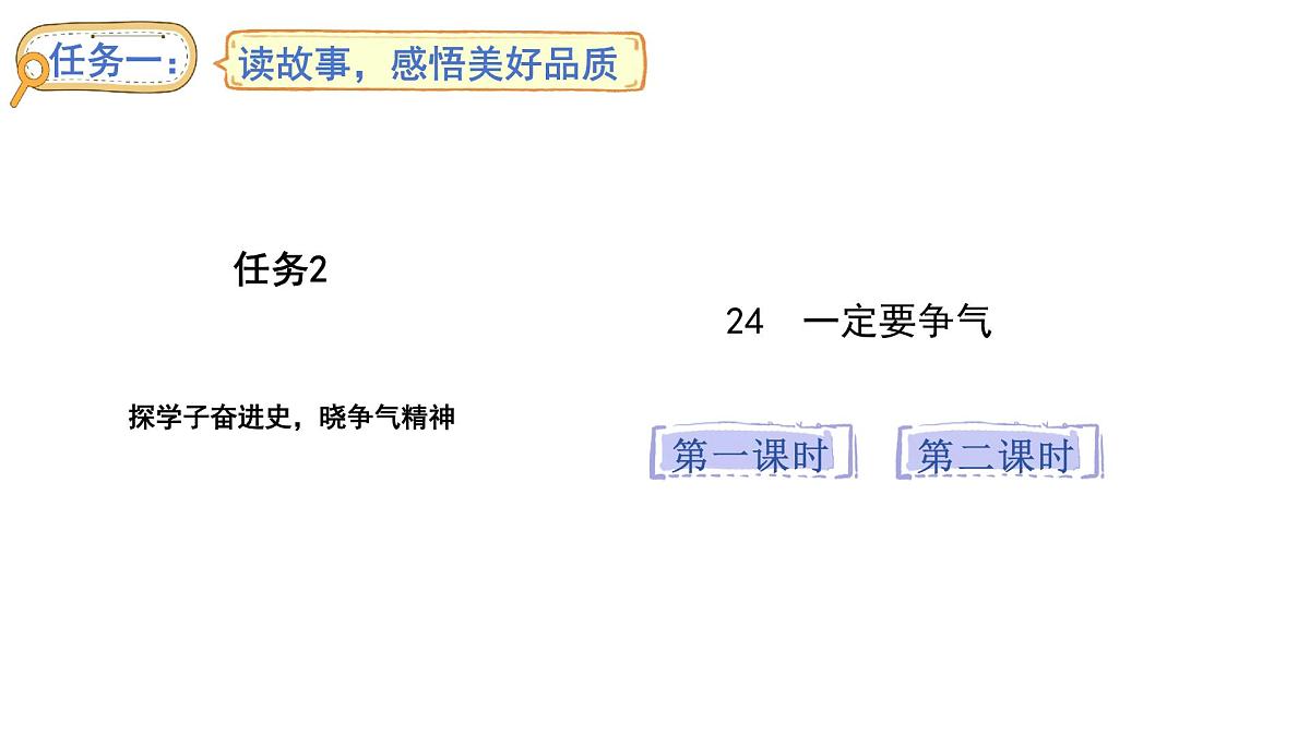 统编版语文三年级上册24.一定要争气 课件第1页