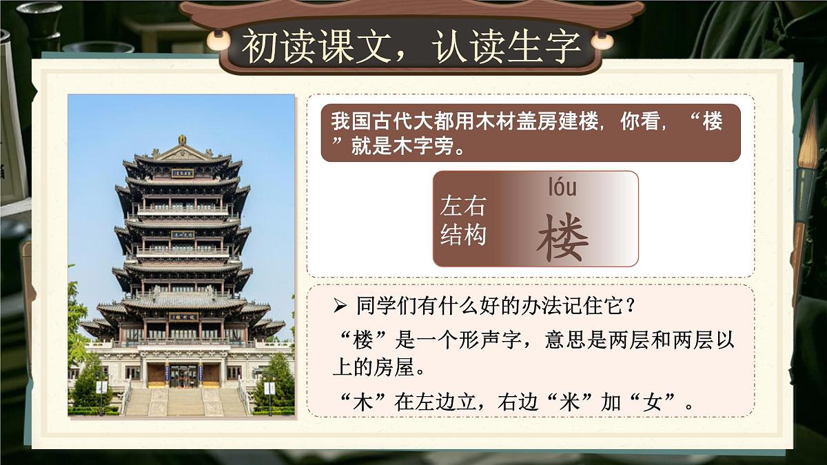 小学语文新部编版二年级上册6.14《八角楼上》教学课件（2025秋）第6页