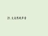 21.大自然的聲音（課件）2025-2026學(xué)年統(tǒng)編版三年級語文上冊