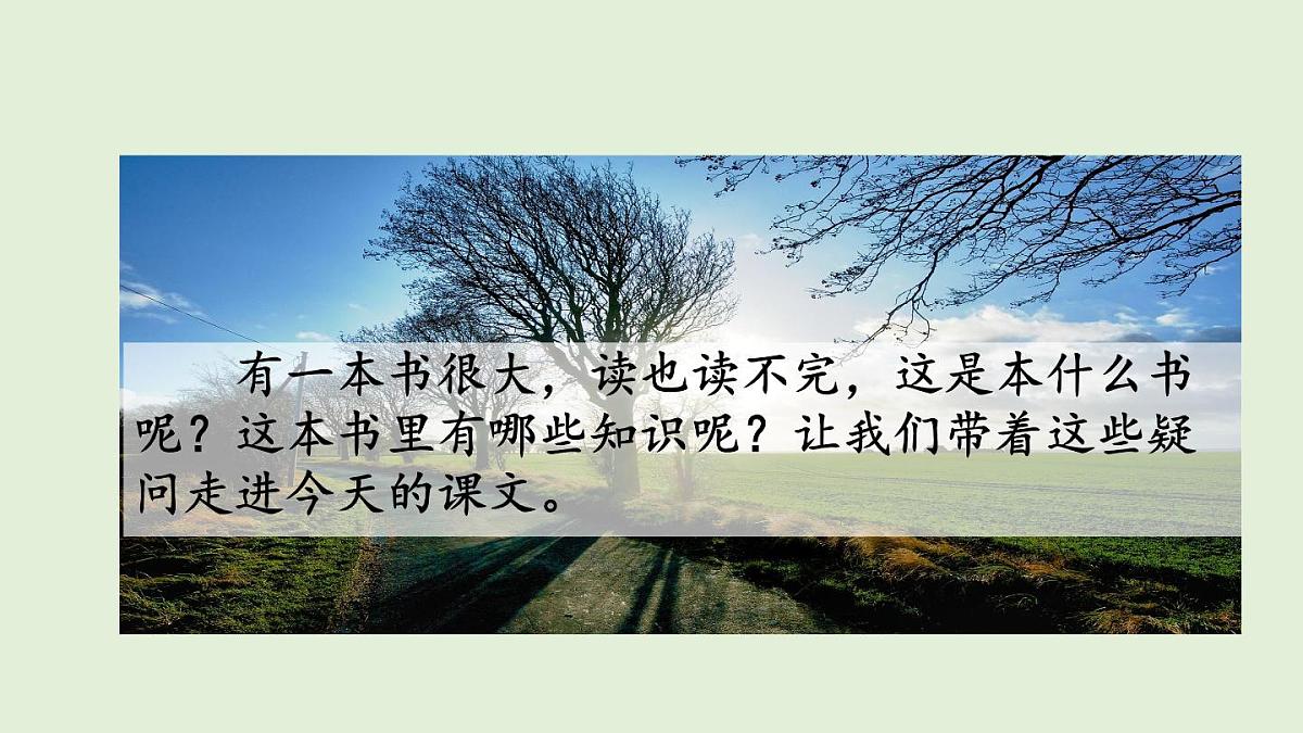 22 读不完的大书（课件）2025-2026学年统编版三年级语文上册第2页