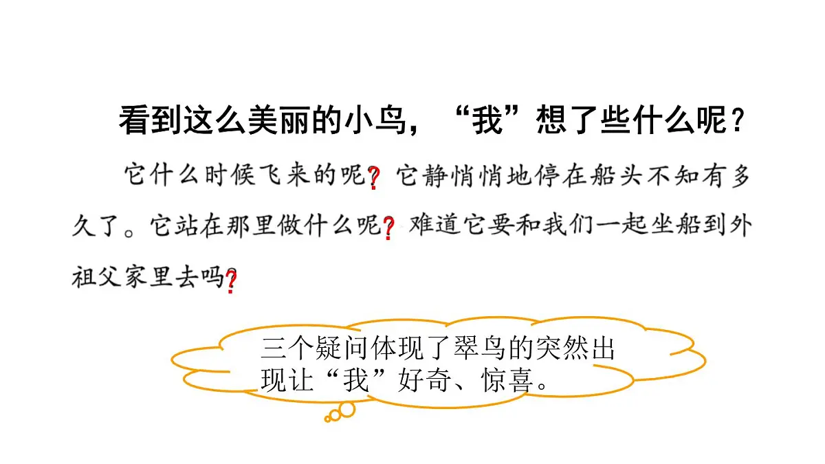 统编版语文三年级上册14 搭船的鸟 课件第7页